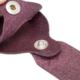 Apple AirTag Uyumlu Deri Anahtarlık Beta AA7 Mor