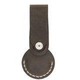 Apple AirTag Uyumlu Deri Anahtarlık Beta AA16 Kahve