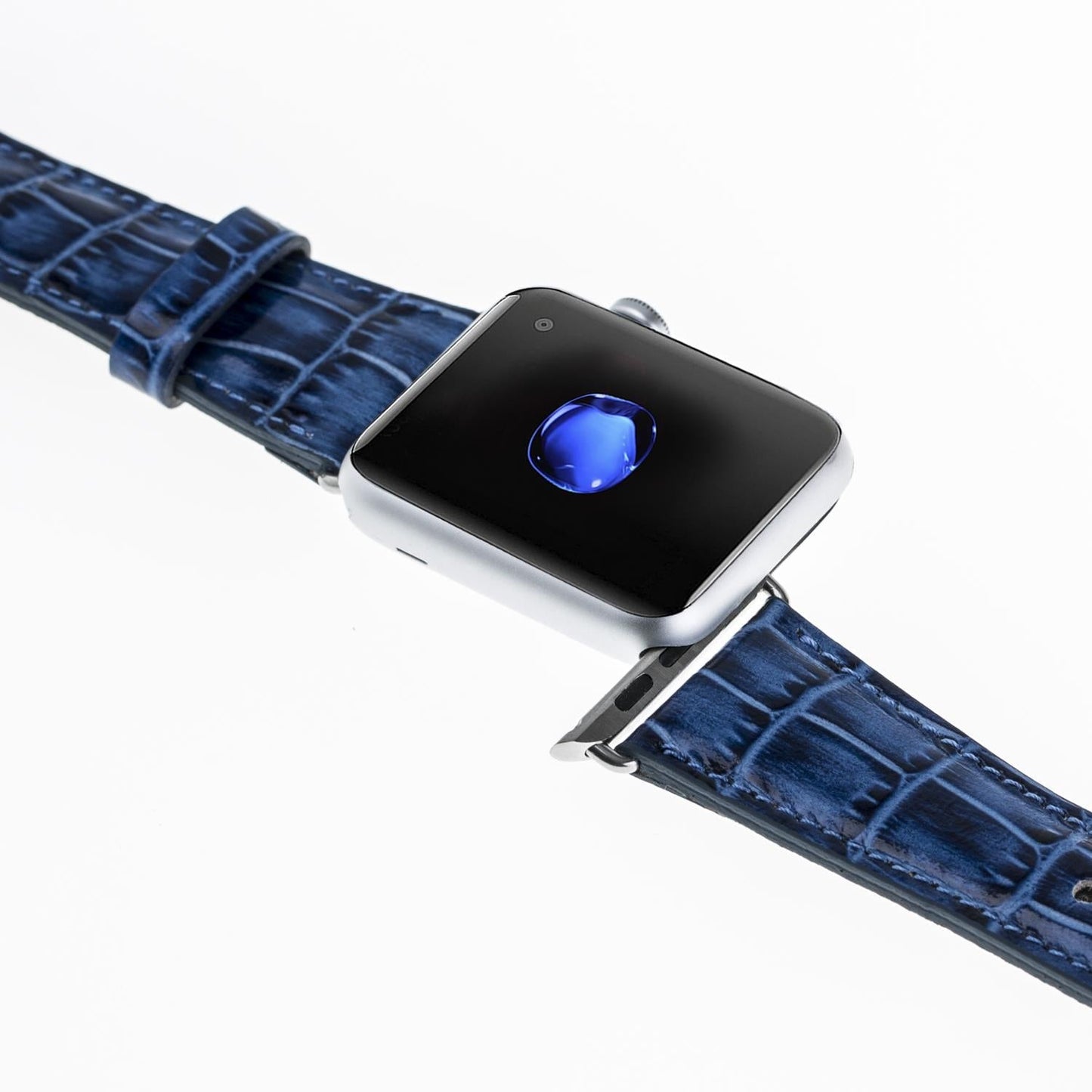Apple Watch Uyumlu Deri Kordon Croco YK07
