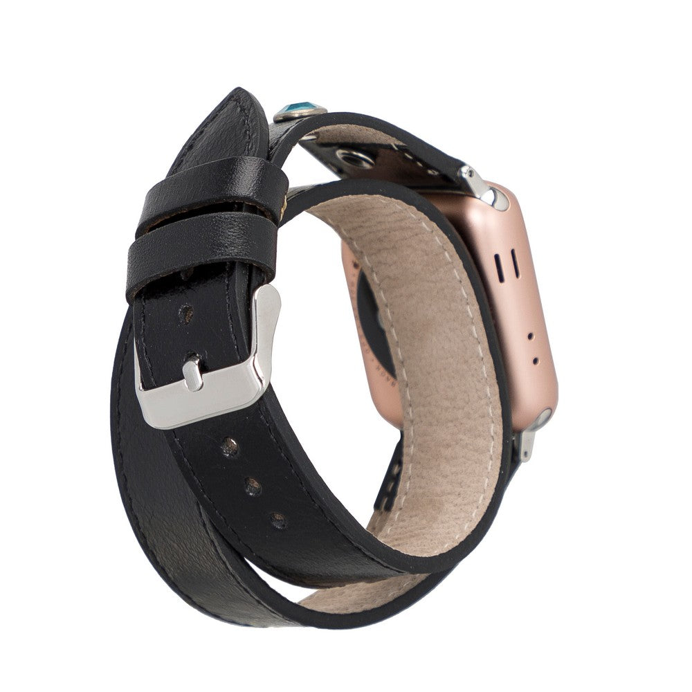 Apple Watch Uyumlu Deri Kordon DT FT RST1