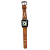 Apple Watch Uyumlu Deri Kordon Vigo G19 Taba