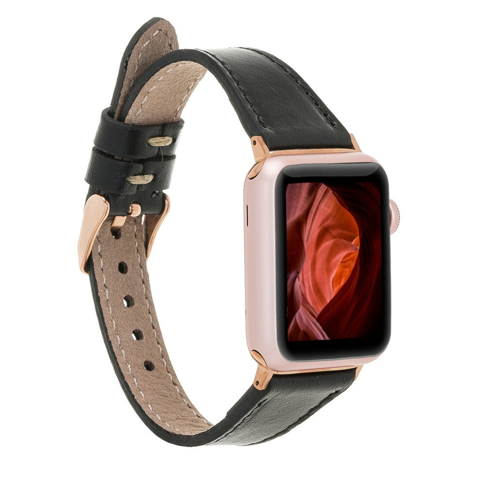 Apple Watch Uyumlu Deri Kordon Slim RST1