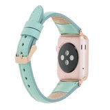 Apple Watch Uyumlu Deri Kordon Slim BRN7
