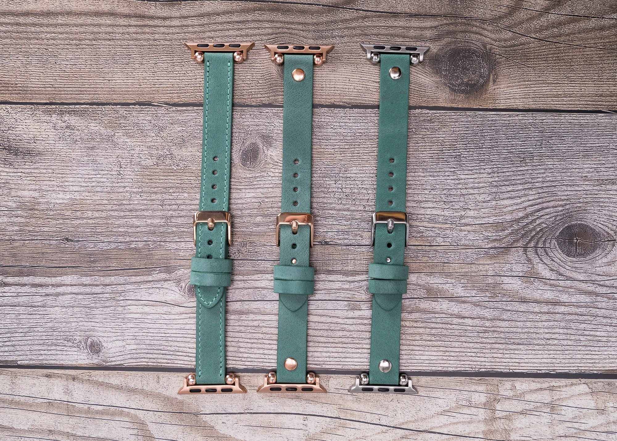 Apple Watch Uyumlu Deri Kordon Ferro ST CZ12