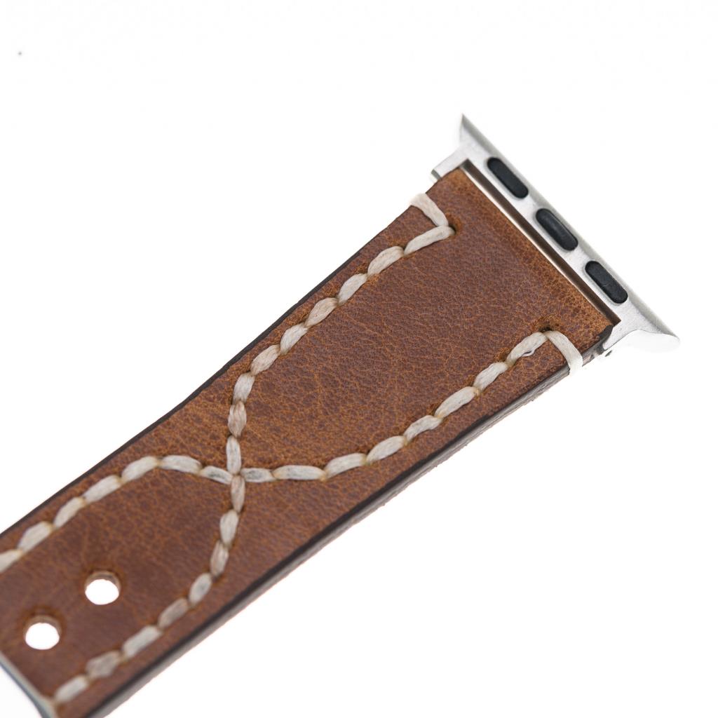 Apple Watch Uyumlu Deri Kordon V18 Daniel