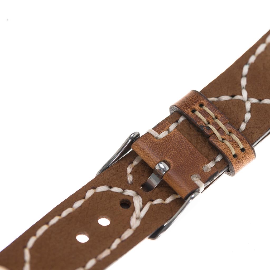 Apple Watch Uyumlu Deri Kordon V18 Daniel