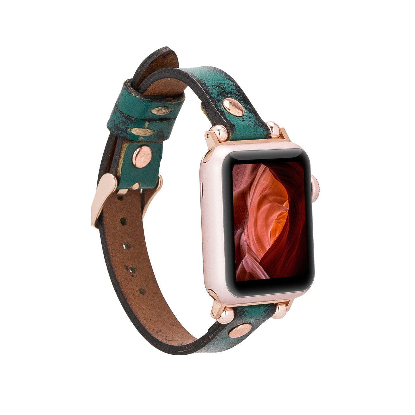 Apple Watch Uyumlu Deri Kordon RT V6SEF