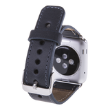 Apple Watch Uyumlu Deri Kordon CZ01 Lacivert