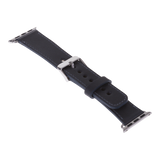 Apple Watch Uyumlu Deri Kordon CZ01 Lacivert