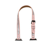 Apple Watch Uyumlu Deri Kordon DT Taşlı NU2