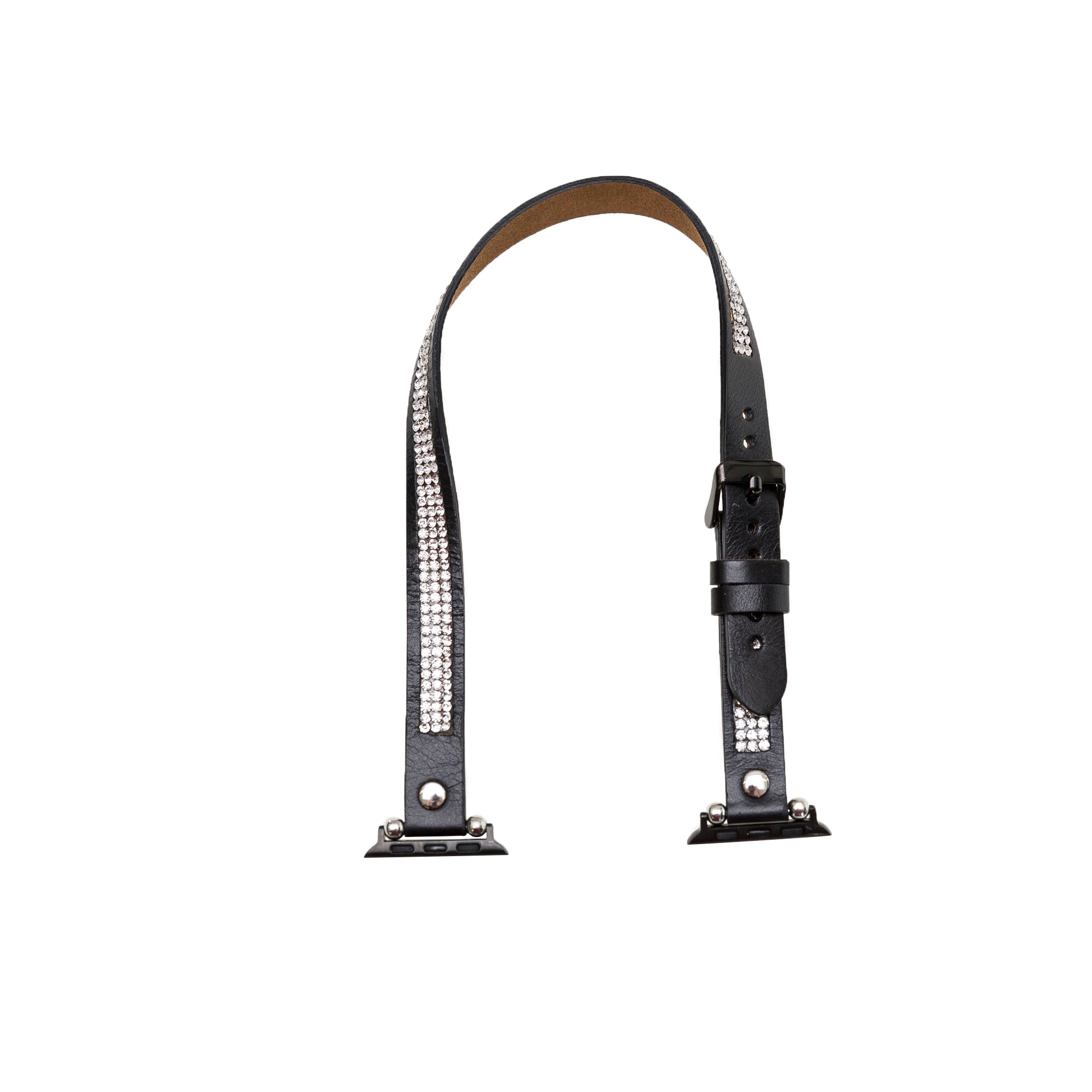 Apple Watch Uyumlu Deri Kordon DT Taşlı RST1