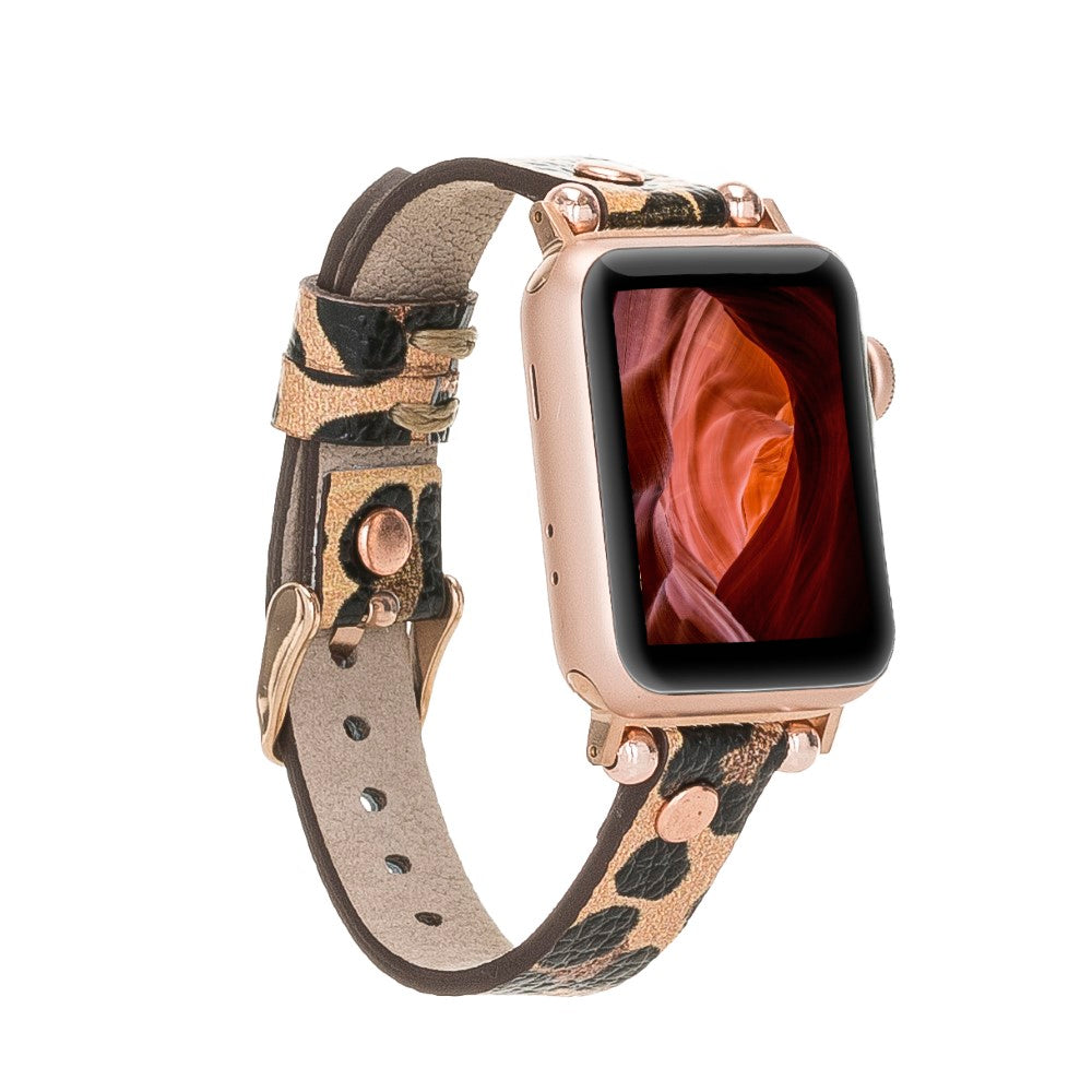 Apple Watch Uyumlu Deri Kordon RT LEO2N