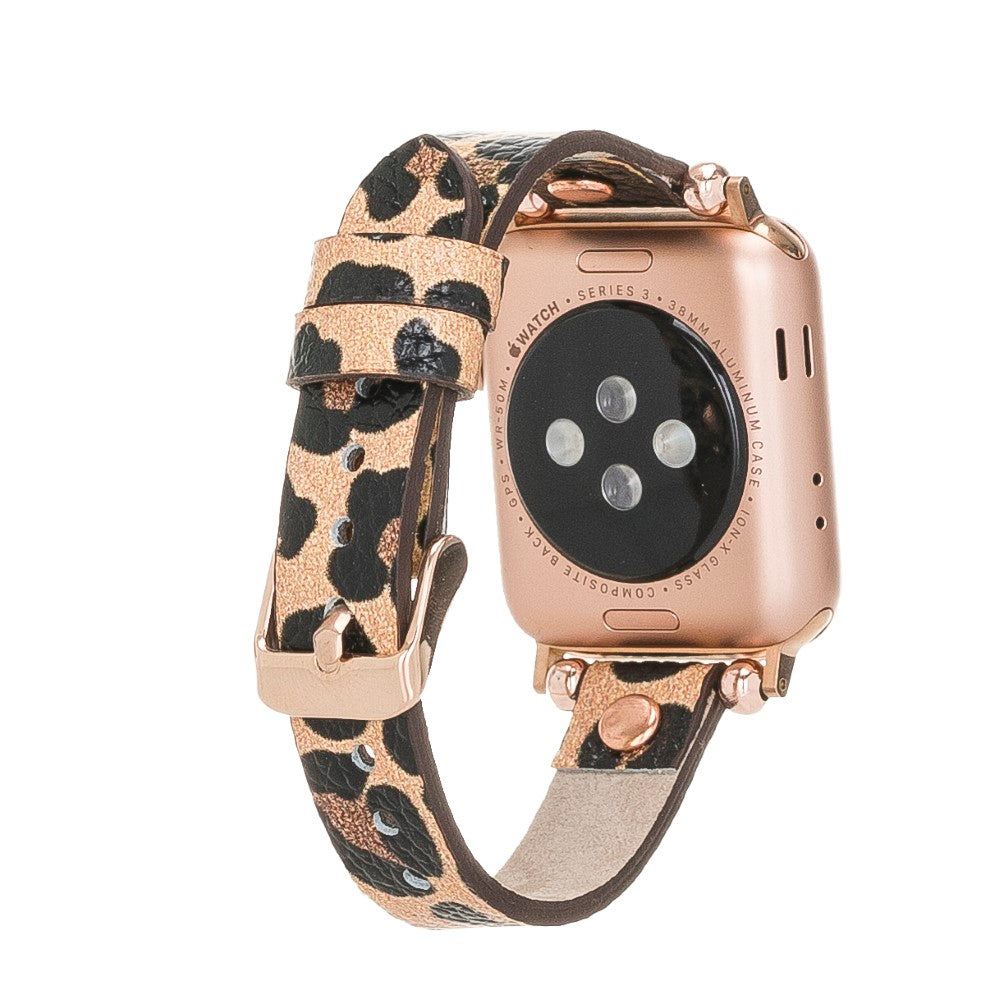 Apple Watch Uyumlu Deri Kordon RT LEO2N