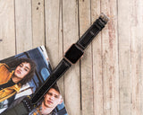 Apple Watch Uyumlu Deri Kordon, Spor Model, Siyah