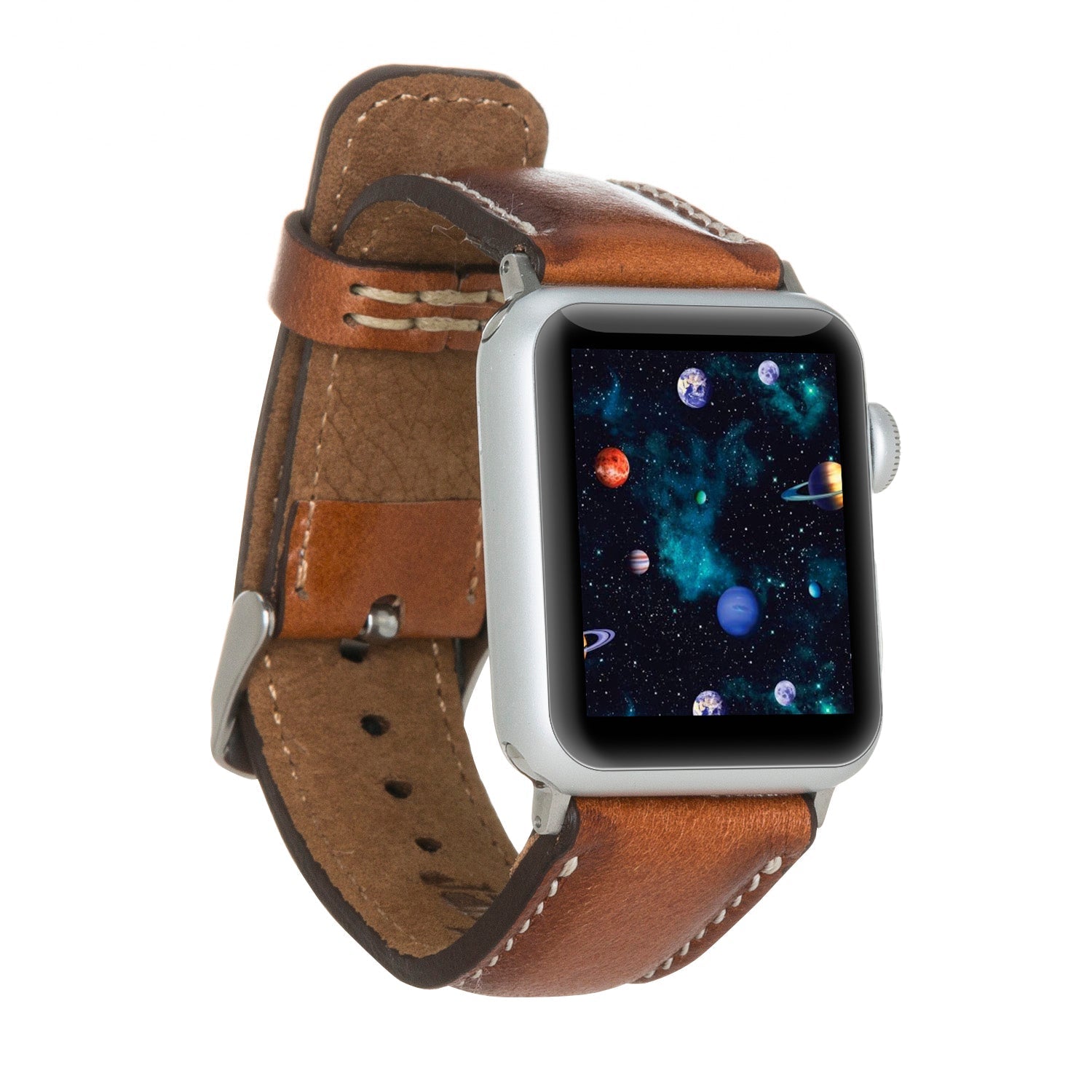 Apple Watch Uyumlu Deri Kordon RST2EF