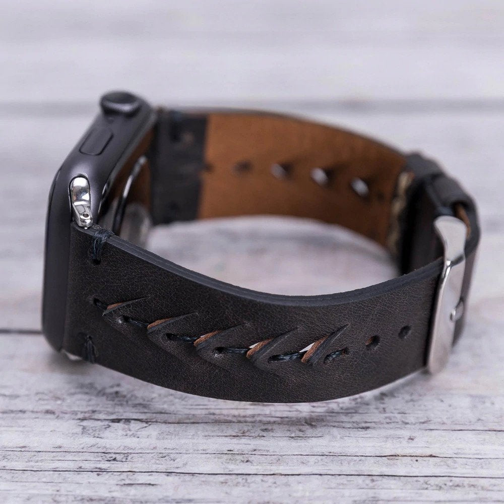 Apple Watch Uyumlu Deri Kordon TN1 Boras