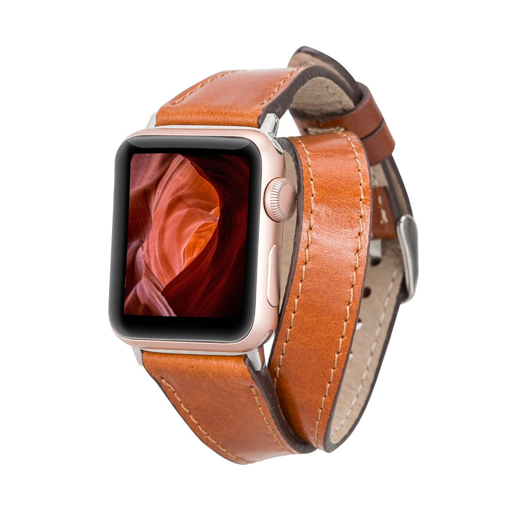 Apple Watch Uyumlu Deri Kordon Slim DT QUA