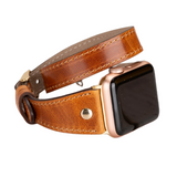 Apple Watch Uyumlu Deri Kordon Slim DT GT V18