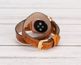 Apple Watch Uyumlu Deri Kordon Slim DT GT V18