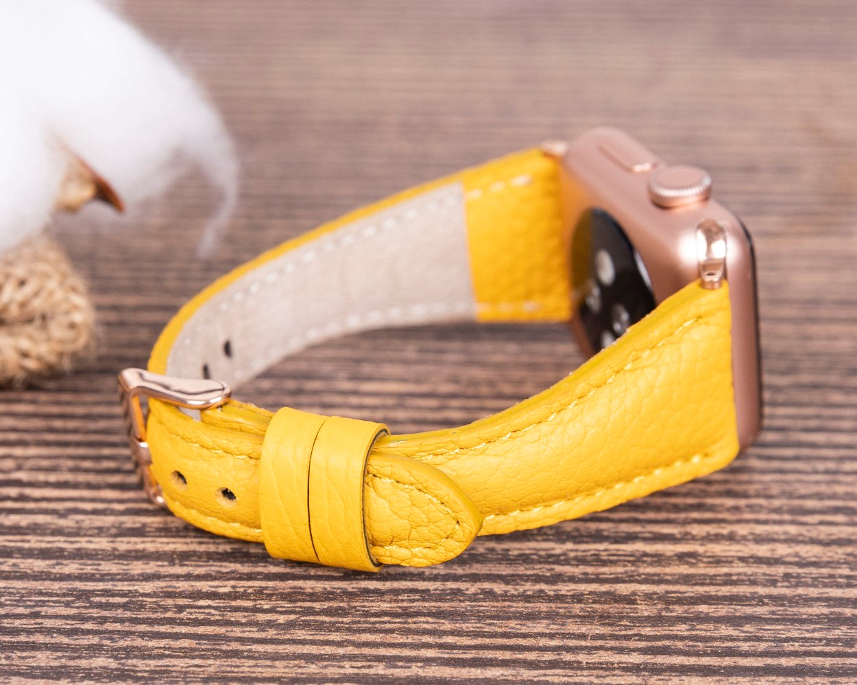 Apple Watch Uyumlu Deri Kordon Slim FL12