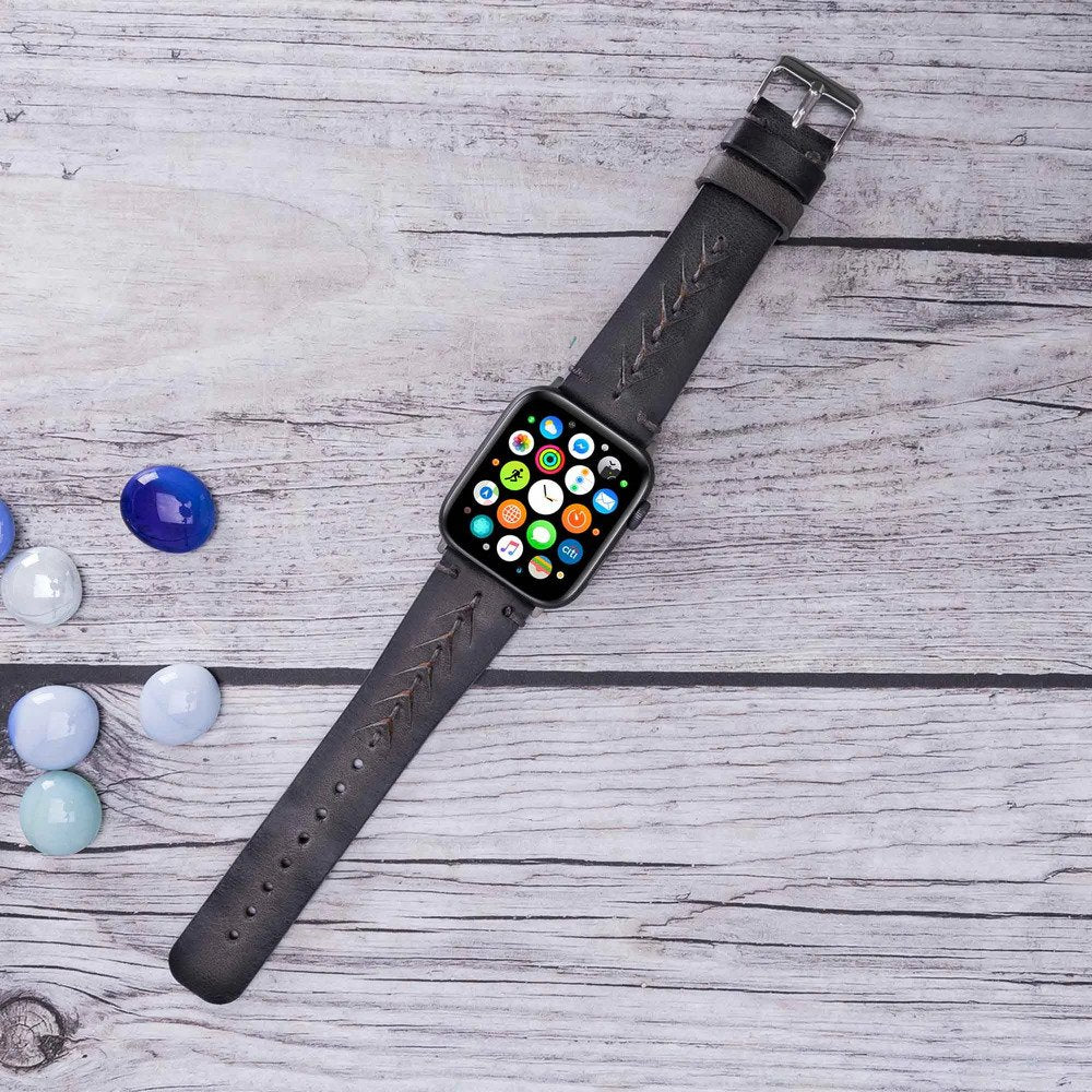 Apple Watch Uyumlu Deri Kordon Boras VS4EF