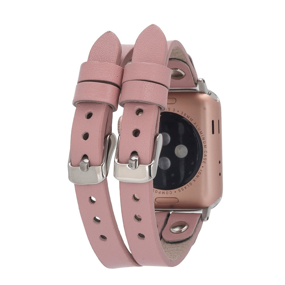 Apple Watch Uyumlu Deri Kordon Ely Double Tour ST NU2