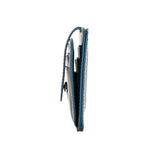 Deri Kartlık, 6 Adet Kart Bölmesi, 2 Adet Pencereli, Efektli Mavi