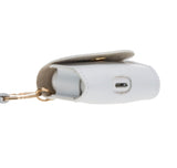 Apple AirPods 2.nesil Uyumlu Deri Kılıf Mai Snap F3 Beyaz