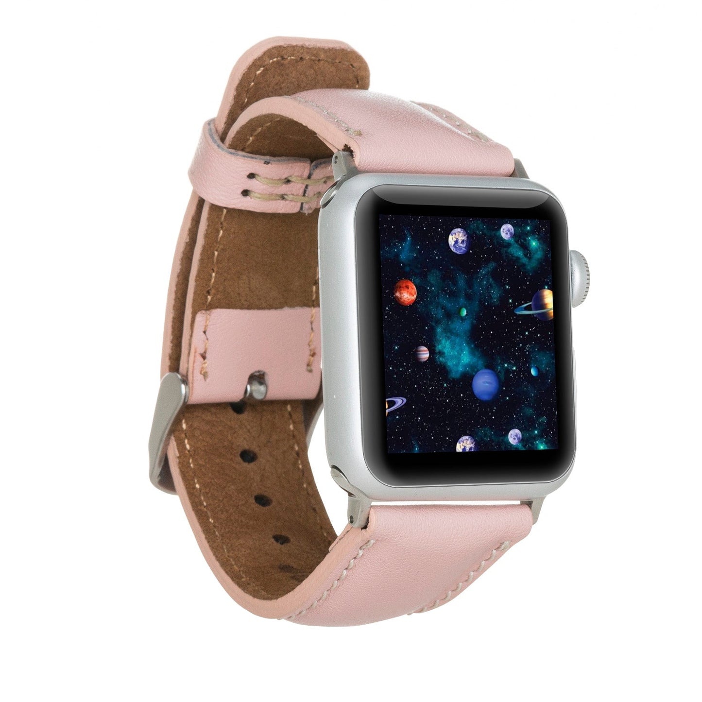 Apple Watch Uyumlu Deri Kordon SM3 NU2