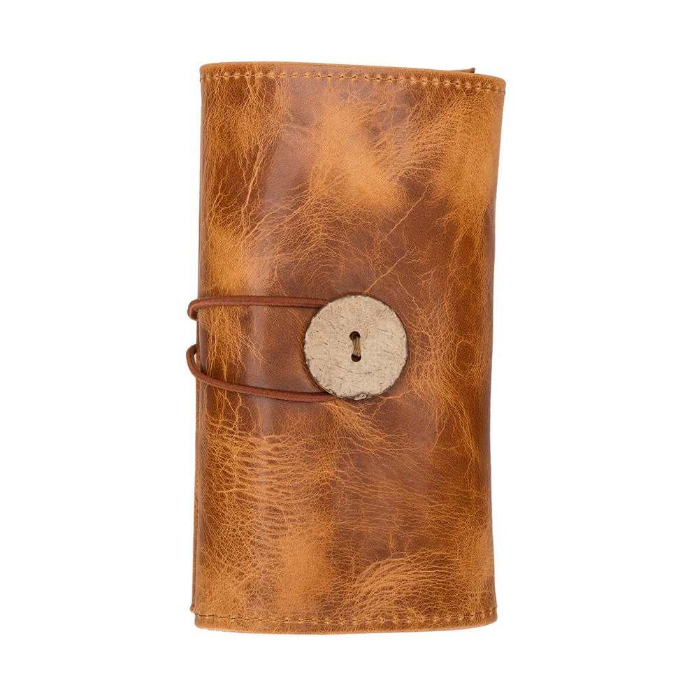 Deri Kablo Aksesuar Taşıma Çantası V18 Taba