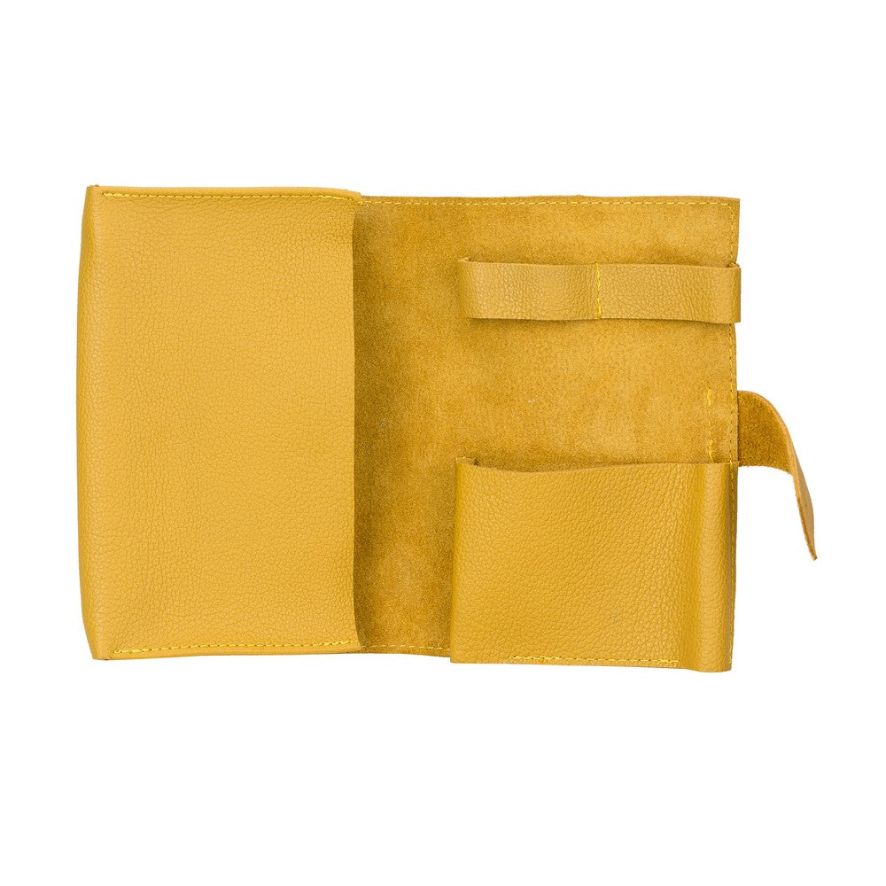 Deri Kablo Aksesuar Taşıma Çantası FL12 Sarı