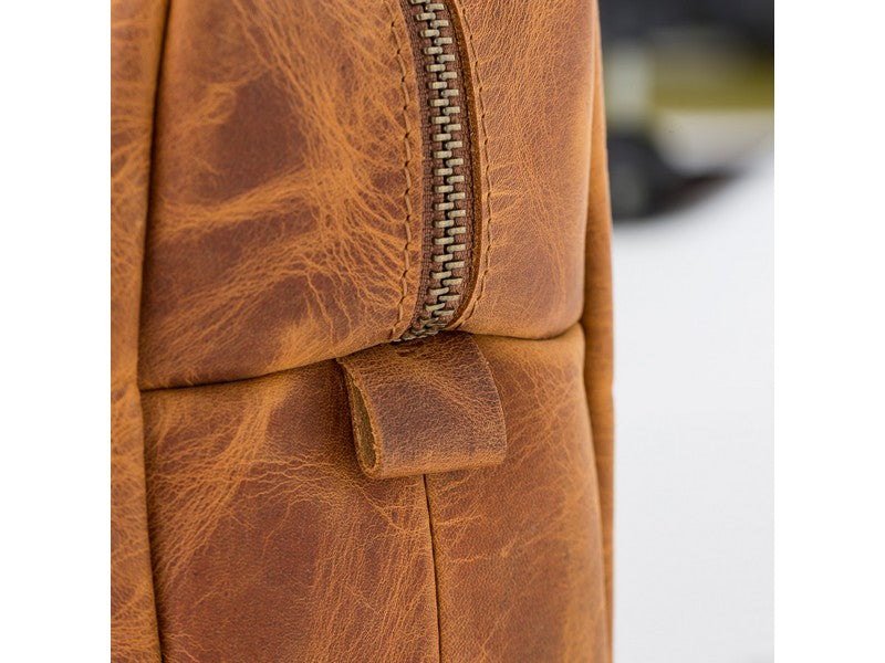 Deri Bakım Ve Seyahat Çantası Large G19 Taba