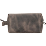 Deri Bakım Ve Seyahat Çantası, XLarge Ölçü, Antik Koyu Kahve