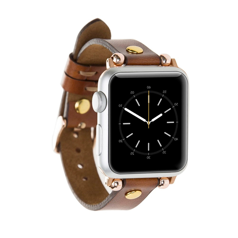 Apple Watch Uyumlu Deri Kordon Ferro GT RST2E