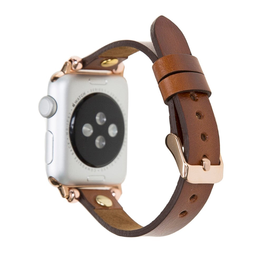 Apple Watch Uyumlu Deri Kordon Ferro GT RST2E
