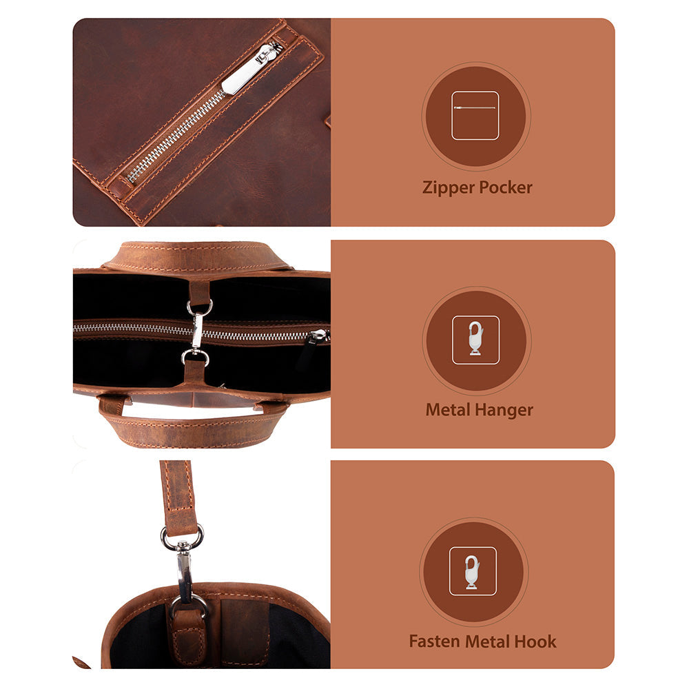 Hakiki Deri Kadın Çanta - Valetto