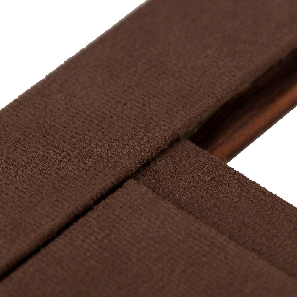 Gerçek Deri Masaüstü Fotoğraf Çerçevesi, 22x17cm (15x10 foto) Antik Koyu Kahve