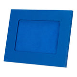 Gerçek Deri Masaüstü Fotoğraf Çerçevesi, 22x17cm (15x10 foto) Mavi