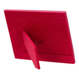 Gerçek Deri Masaüstü Fotoğraf Çerçevesi, 22x17cm (15x10 foto) Pembe