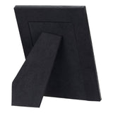 Gerçek Deri Masaüstü Fotoğraf Çerçevesi, 22x17cm (15x10 foto) Rustik Siyah