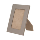 Gerçek Deri Masaüstü Fotoğraf Çerçevesi, 22x17cm (15x10 foto) Vizon