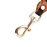 Gerçek Deriden El Yapımı Köpek Gezdirme Kayışı,215cm Uzunluk,Çelik Gemici Kancalı,Ergonomik El Tutma Sapı,Taba