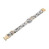 Gerçek Deriden El Yapımı Köpek Tasması, Apple AirTag Uyumlu Yuva, 50cm Ayarlanabilir Ölçü, Leopar Desen