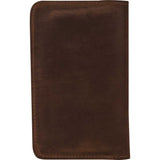 Deri Cüzdanlı Pasaport Kılıfı, 4 Adet Kart Bölmesi, Acı Kahve