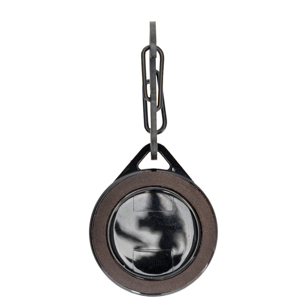 Apple AirTag Uyumlu Deri Anahtarlık Pelit TN03 Kahve