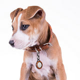 Apple AirTag Uyumlu Deri Anahtarlık Pelit V4EF Kırmızı