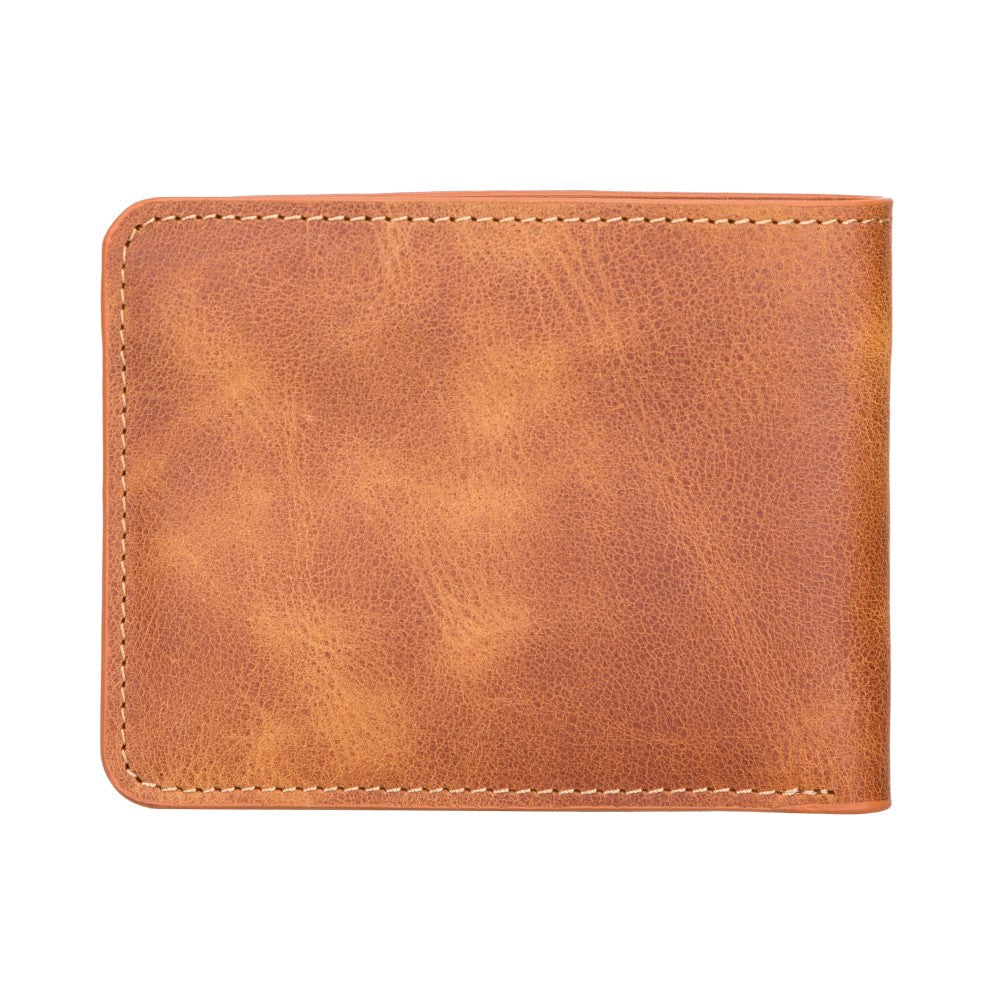 Pier Cüzdan, 8 Kart Bölmesi, Rustik Taba