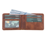 Pier Cüzdan, 8 Kart Bölmesi, Rustik Kahve