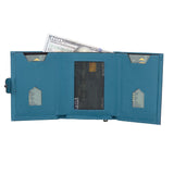 Mari Deri Cüzdan BRN4EF Mavi