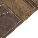 Deri Cüzdanlı Pasaport Kılıfı, 4 Adet Kart Bölmesi, Antik Kahve